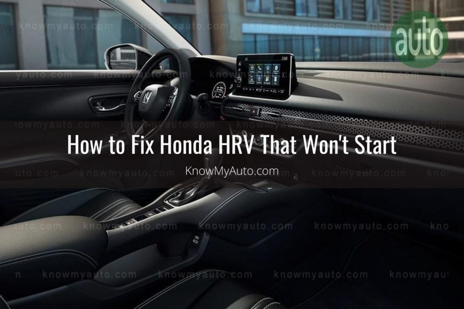 Interior of Honda HRV