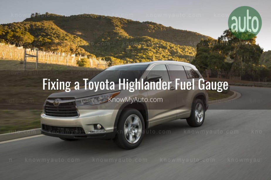 Toyota Highlander parked in the hillside