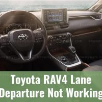 Toyota RAV4 front interior drivers side