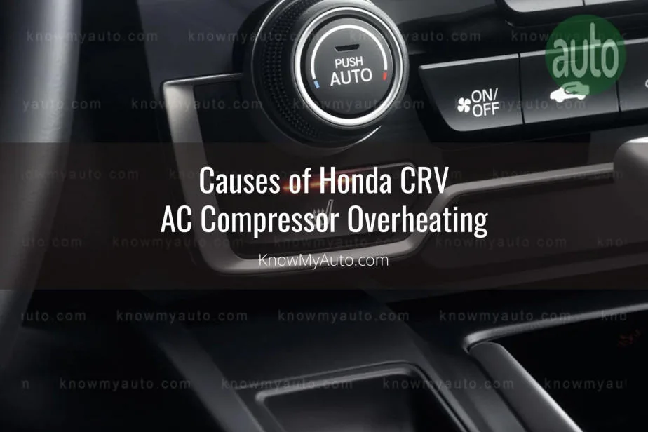 Honda CRV heater adjustment knob