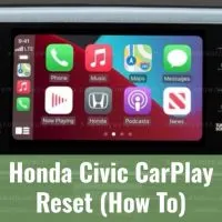 Honda Civic CarPlay Infotainment Console