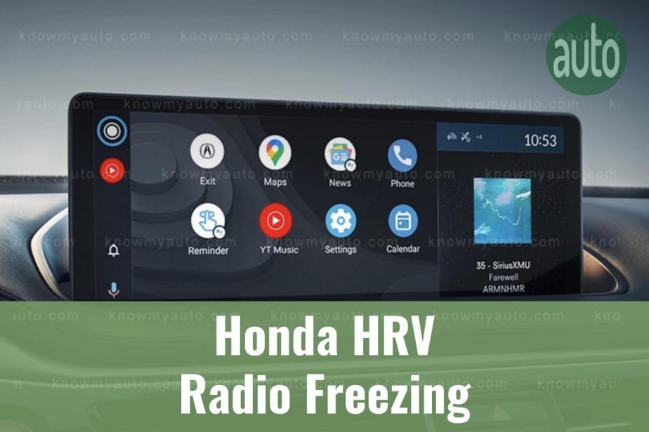 Honda HRV infotainment control console