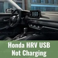 Front cabin of Honda HRV