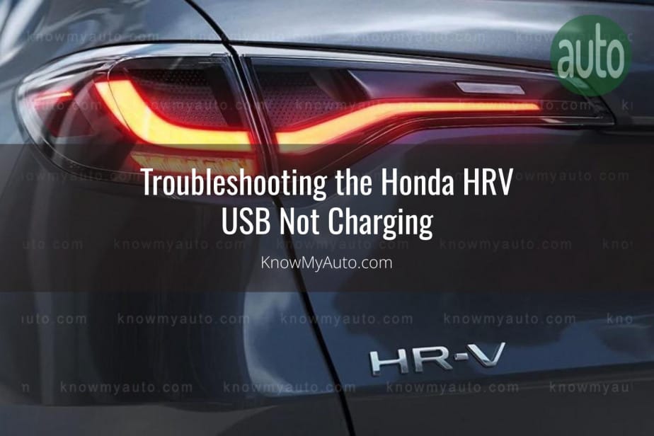 Rear tail light of Honda HRV