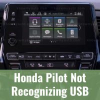 Honda Pilot infotainment console