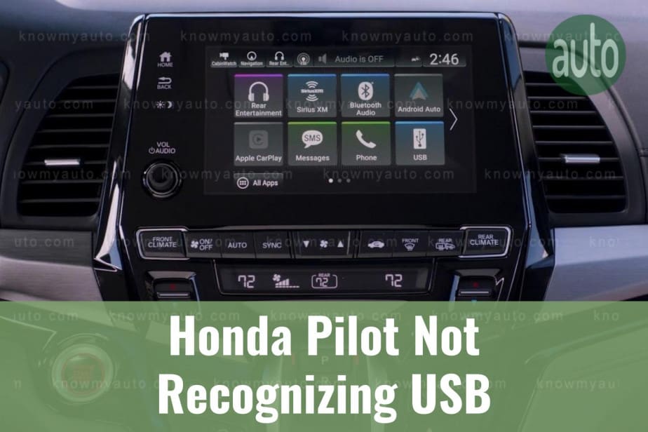 Honda Pilot infotainment console