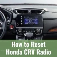 Honda CRV Infotainment Console