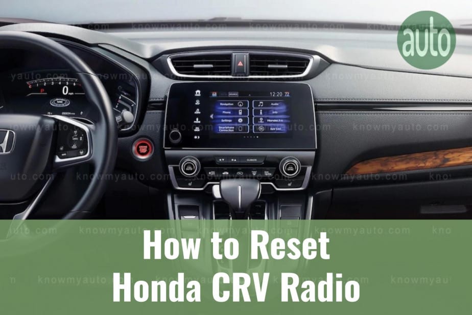 Honda CRV Infotainment Console