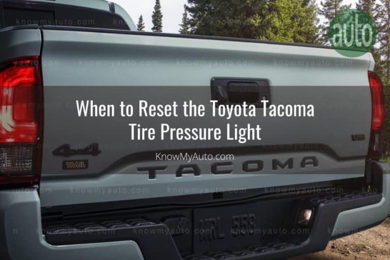 How to Reset Toyota Tire Pressure Light Know My Auto