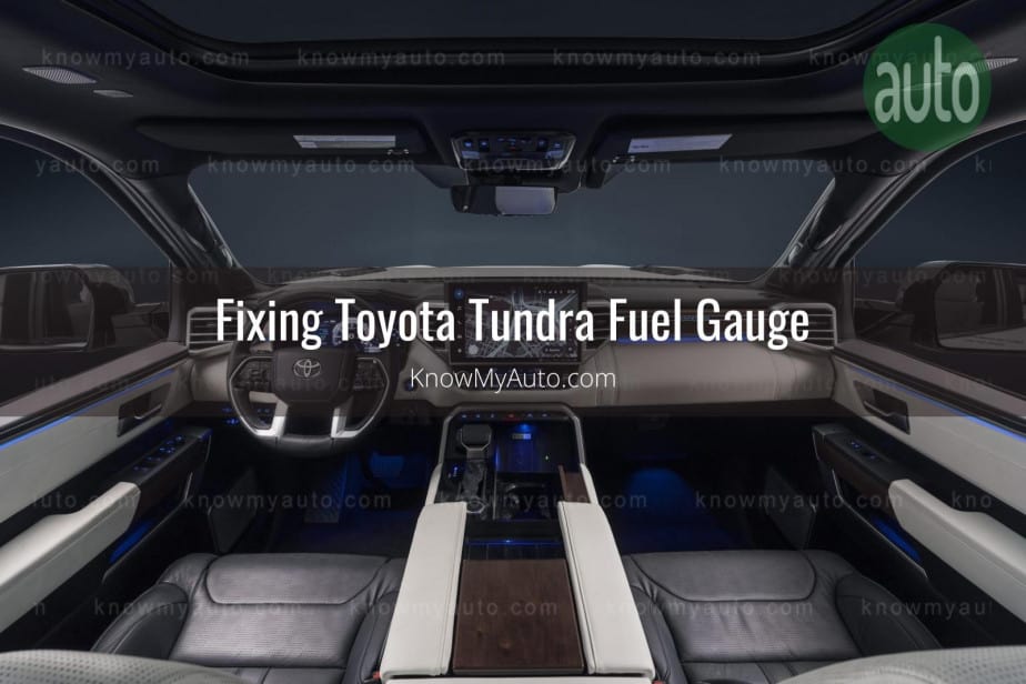 Interior Toyota Tundra front cabin