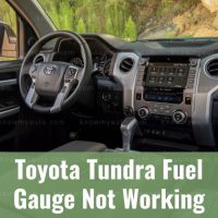 Toyota Tundra front cabin steering wheel