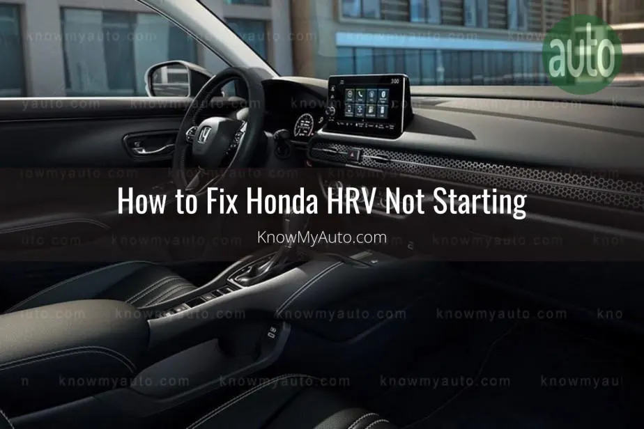 Honda HRV leather front cabin