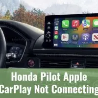 Honda Pilot CarPlay Infotainment Screen