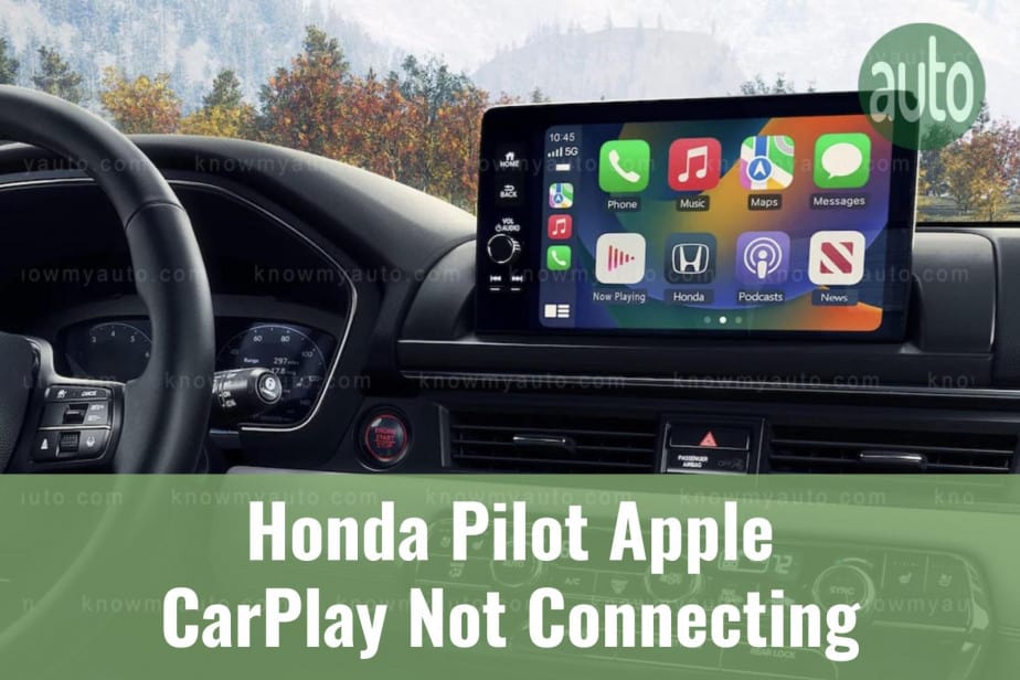 Honda Pilot CarPlay Infotainment Screen