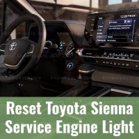 Toyota Sienna front cabin
