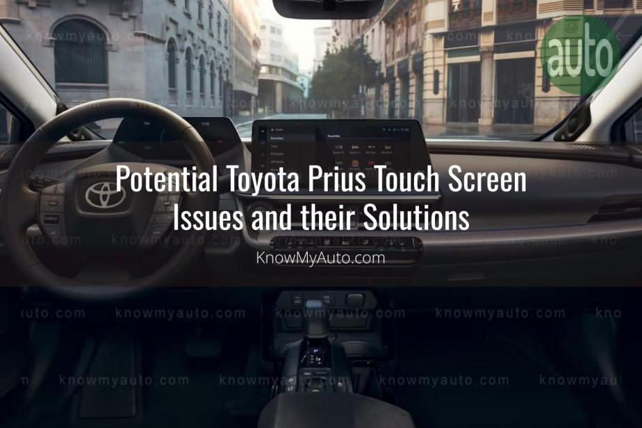 Front cabin of Toyota Prius
