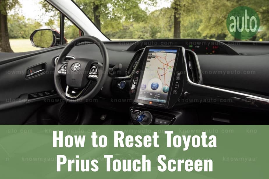 Toyota Prius touchscreen console
