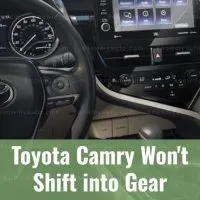 Toyota Camry front cabin