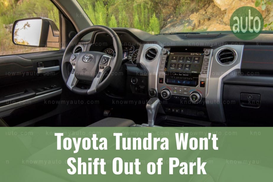 Toyota Tundra truck front cabin