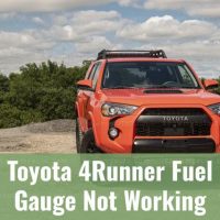 Orange Toyota 4Runner Off Roading