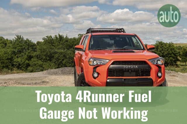 Orange Toyota 4Runner Off Roading
