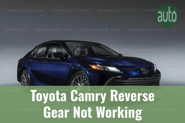Blue Toyota Camry With Grey Background