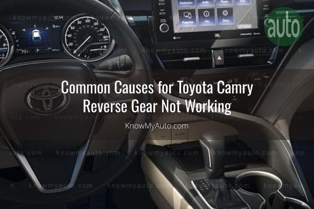 Front Interior of Toyota Camry