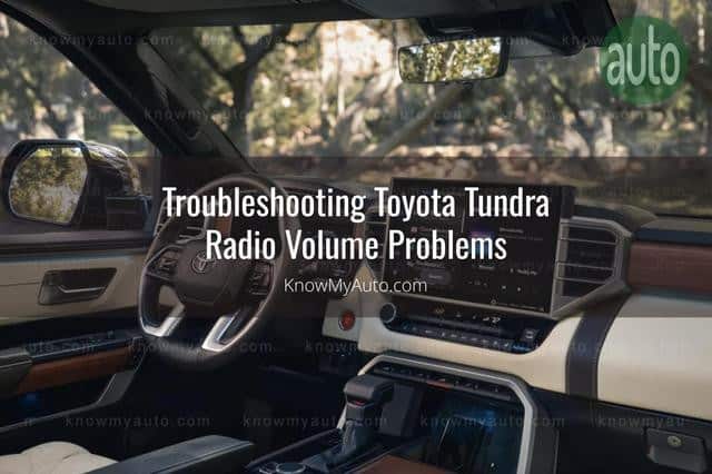Interior of Toyota Tundra