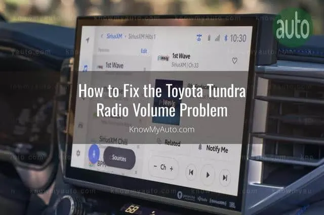 Toyota Tundra Touchscreen Infotainment Screen