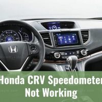 Honda CRV dashboard and infotainment console