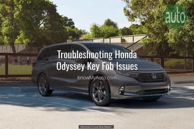 Honda Odyssey parked in residential neighborhood