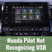 Honda Pilot Infotainment Screen