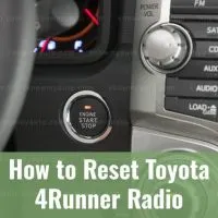 Toyota 4Runner Radio Knob