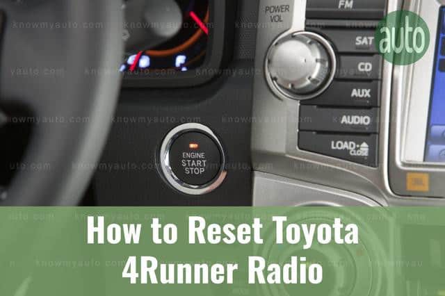 Toyota 4Runner Radio Knob