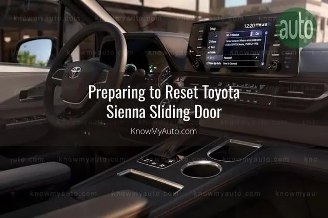 Toyota Sienna front cabin
