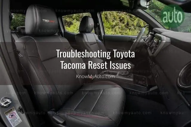 Toyota Tacoma Front Cabin