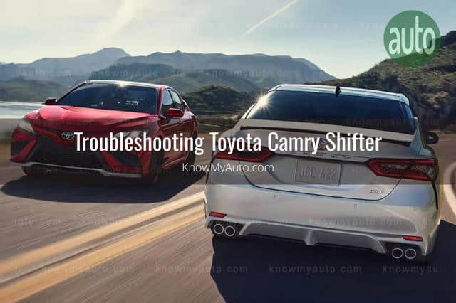 Two Toyota Camry cars racing