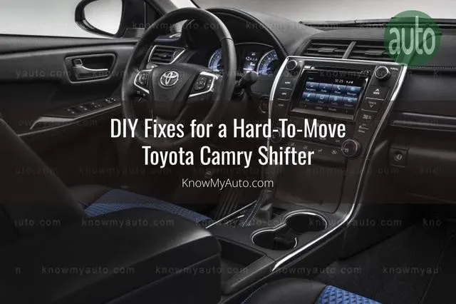Front interior Toyota Camry