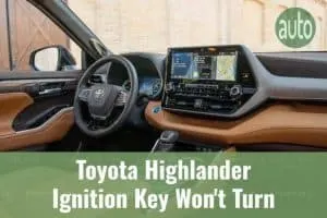Toyota Highlander front cabin