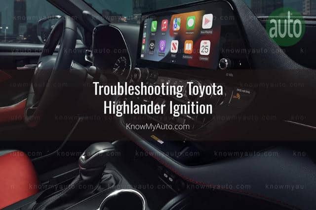 Toyota Highlander Infotainment Screen