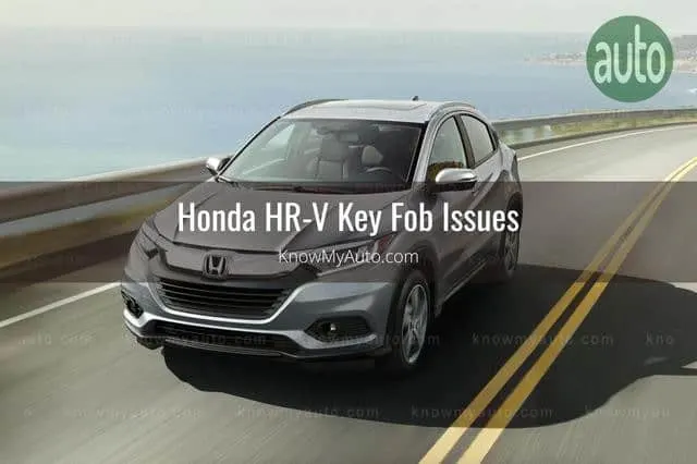 Honda HRV driving on highway next to ocean