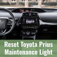 Toyota Prius interior front cabin