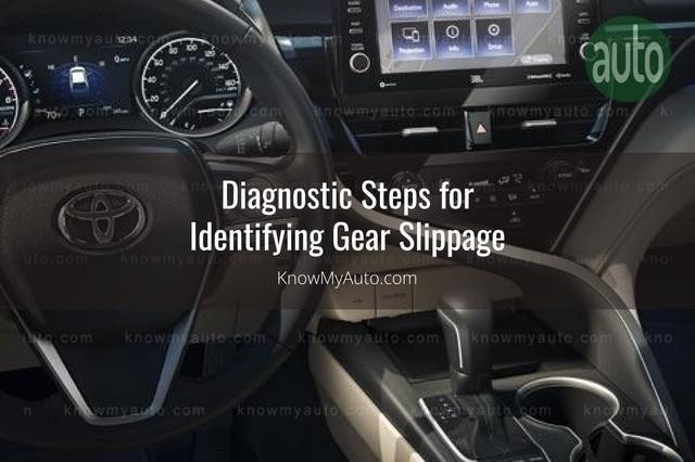 Toyota Camry interior gear shift